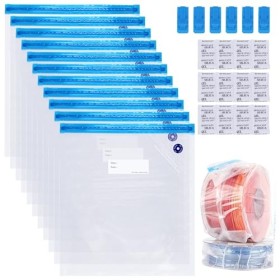 WYYFXY® Lot de 12 sacs à filament pour imprimante 3D - 30 x 34 cm - Pour le stockage sous vide - Étanchéité avec dessicant et
