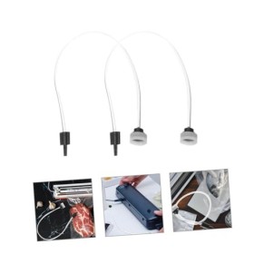 PartyKindom Lot de 2 tuyaux de rechange pour machine à emballer sous vide - Accessoires pour sac sous vide - Embout dédié à l