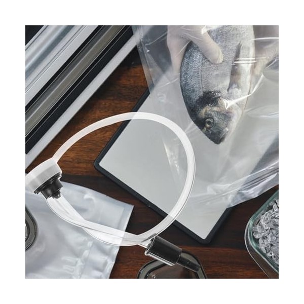 OUNONA Lot de 2 adaptateurs pour sceller les aliments sous vide - Accessoire de rechange pour la cuisine