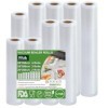 Omtofo Rouleau Sous Vide Alimentaire, 9 Rouleaux 20/25/28cm*300cm Sac Sous Vide, Convient à Tous Machine Sous Vide, Sachet So