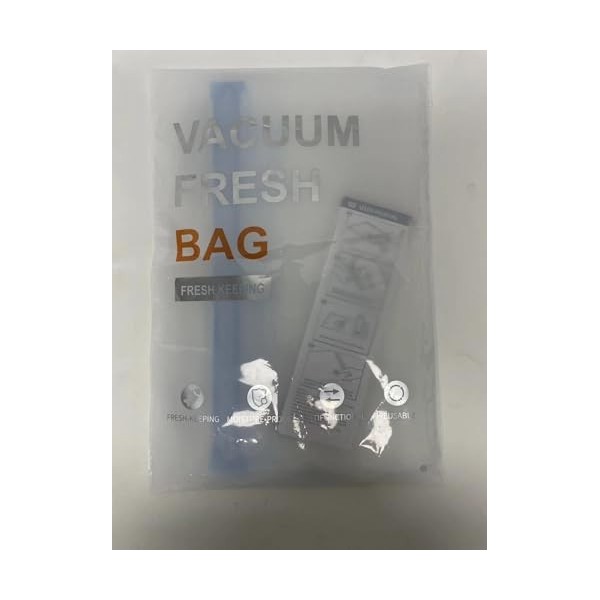 Annalocker Lot de 20 sachets de phoque réutilisables sous vide avec 6 clips détanchéité, sacs de rangement pour aliments et 