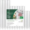Lot de 6 rouleaux de sacs demballage sous vide pour aliments 15 x 300 cm 1 rouleau 20 x 300 cm 3 rouleaux 28 x 300 cm 2