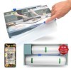 Antege Sacs sous vide pour aliments. 2 rouleaux, 1 de 28 x 600 cm et 1 de 20 x 600 cm Sacs sous vide pour aliments