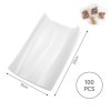 Lot de 100 sacs demballage sous vide pour aliments - Sacs de rangement sous vide épais en relief - Sacs prédécoupés avec tou