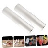 KOMBIUDA Lot de 2 rouleaux de sac de rangement sous vide, sacs hermétiques pour scellage sous vide, sacs hermétiques pour sce