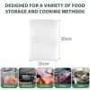 Sacs sous vide alimentaires professionnels 20 x 30 cm, 50 pièces, sans BPA, adaptés à la cuisson - Pour appareils de mise sou