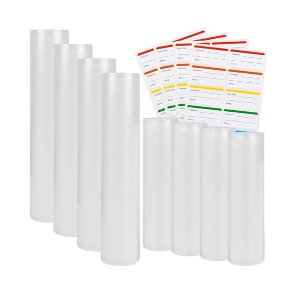 8 Rouleau Sous Vide Alimentaire 28/20 x 300cm Sac Sous vide Alimentaire,sachet sous vide alimentaire,Film Sous Vide Alimentai