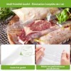 Rouleau Sous Vide Alimentaire, Sac Sous Vide Alimentaire pour Lappareil de Mise Sous Vide, 6 Rouleaux 28x300cm, Film Sous Vi