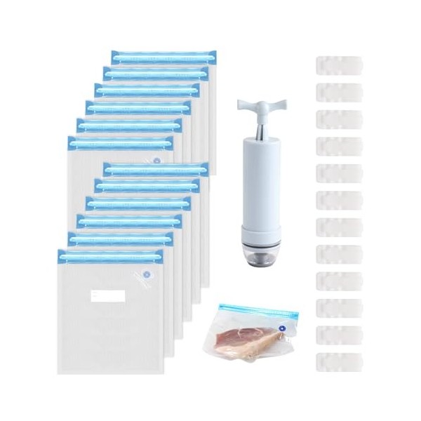Sacs Sous Vide Alimentaire RéUtilisables, 30 X 40 cm Conservation Sacs Sous Vide, Sac Sous Vide RéUtilisables Sacs de, Sac de