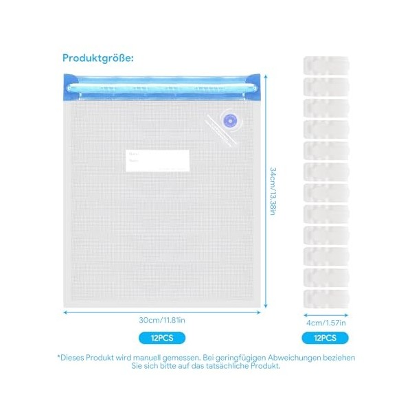 Sacs Sous Vide Alimentaire RéUtilisables, 30 X 40 cm Conservation Sacs Sous Vide, Sac Sous Vide RéUtilisables Sacs de, Sac de