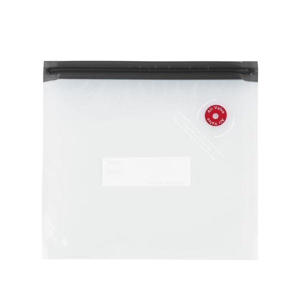 Küchenprofi EasyFresh Lot de 10 sacs sous vide - Valve compatible avec pompe à vide - Avec champ détiquetage - Indéchirable 