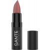 SANTE Naturkosmetik Lipstick 03 Sunset Rose Rouge à lèvres mat poudré mat pour une finition naturelle, soin des lèvres avec s