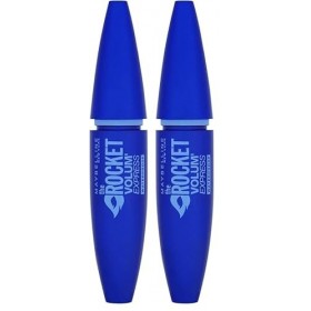 Maybelline New York - Mascara Volume Waterproof - Rocket - Noir - 9,6 ml Lot de 2 