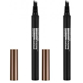 Maybelline Tattoo Brow Micro Pen Tint Medium Brown Lot de 2 