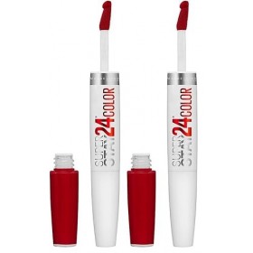 Maybelline Superstay 24H Lipstick 560 Red Alert 9ml Lot de 2 