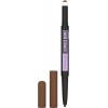 Maybelline New York - Crayon à Sourcils - Express Brow Satin Duo Crayon et Poudre - Teinte : Medium Brown 02 Lot de 2 Maqui...