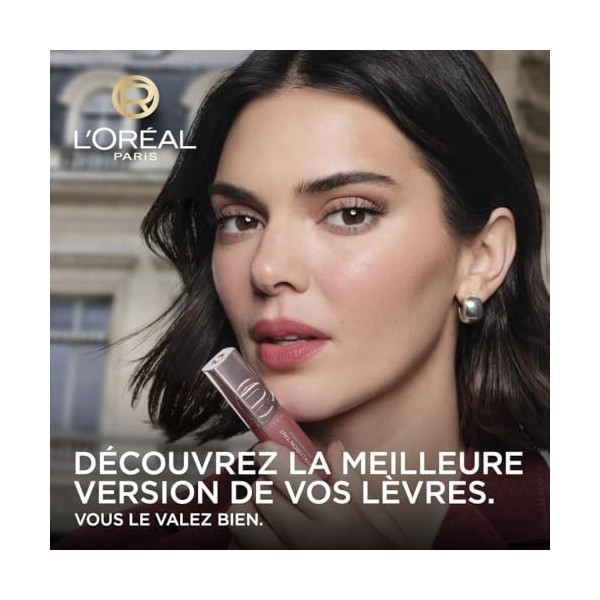 LOréal Paris - Encre à Lèvres Multi-Usage - Hydrate Instantanément & Offre un Éclat de Couleur Naturel - Enrichi en Acide Hy