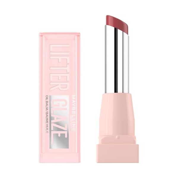 Maybelline New York - Baume Huile Hydratant - Lèvres Lissées et Brillantes - Effet Laqué - Enrichi en Acide Hyaluronique et E