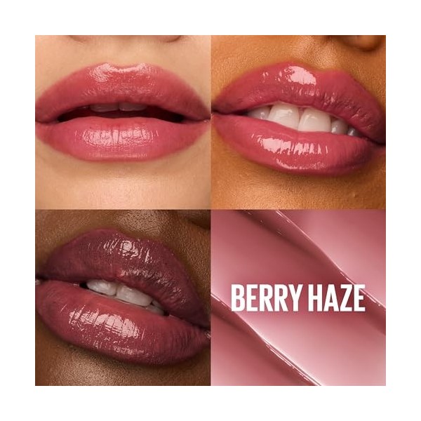 Maybelline New York - Baume Huile Hydratant - Lèvres Lissées et Brillantes - Effet Laqué - Enrichi en Acide Hyaluronique et E
