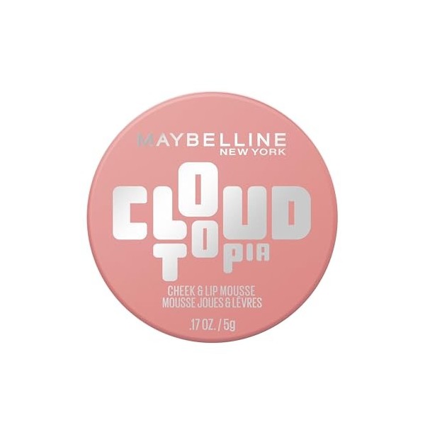 Maybelline New York - Blush en Mousse Multi-Usage - Joues & Lèvres - Fini Mat Flouté - Texture légère - Tenue Jusquà 14h - R