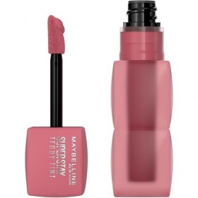 Maybelline New York - Blush à Lèvres Teddy Tint - Effet Mat Fondu - Tenue Longue Durée - Teinte : Kneehigh 55 - Contenance 