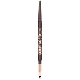 Maybelline New York - Eyeliner 2-en-1 - Avec Pinceau Biseauté et Pointe Précise 1,5 mm - Résistant à la Transpiration - Tenue