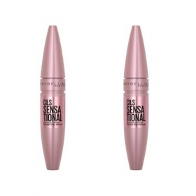 Maybelline New-York - Mascara Volume Effet Éventail - Cil Sensational - Teinte : Very Black - 2 x 9,4 ml