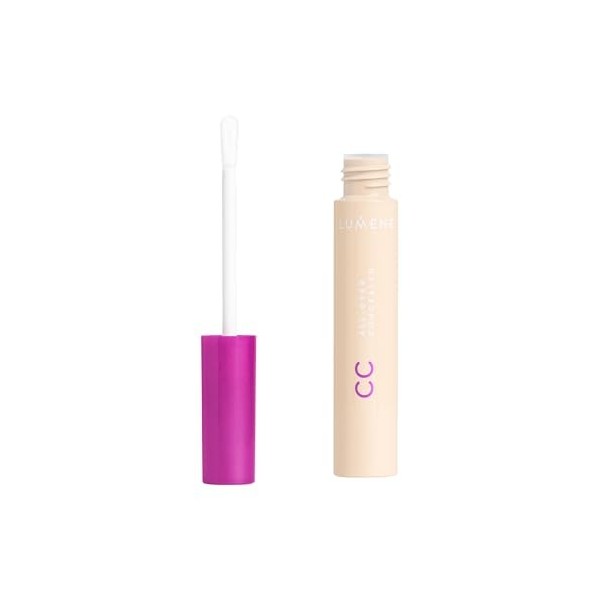 LUMENE CC Color Correcting All-Over Correcteur, couvrance moyenne légère et constructible, unifie et éclaircit le teint, tein
