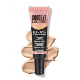 Concealer Anti-Cernes Éclaircissant - Correcteur de Couleur Longue Durée Hydratant, Convient à Tous les Types de Peau 03 Medi