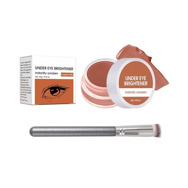 Under Eye Brightener Correcteur de couleur pour enlever les cernes, avec pinceau, correcteur de couleur pour le visage - Impe