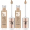 Catrice - Correcteur Haute Couvrance True Skin High - 46 Warm Toffee Lot de 2 
