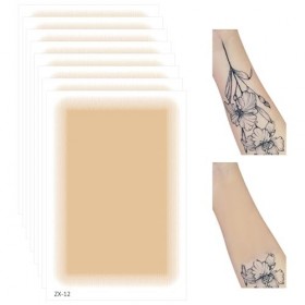 Prreal 8 pièces Patch de couverture de tatouage, aspect naturel, couvre les tatouages et les cicatrices, patch de tatouage, i