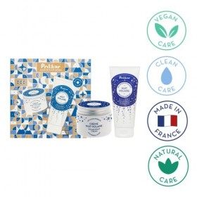 Polåar - Coffret Cadeau Crème Visage Nuit Polaire & Gel Douche Corps OFFERT - 2 soins beauté naturels - Toutes peaux même sen