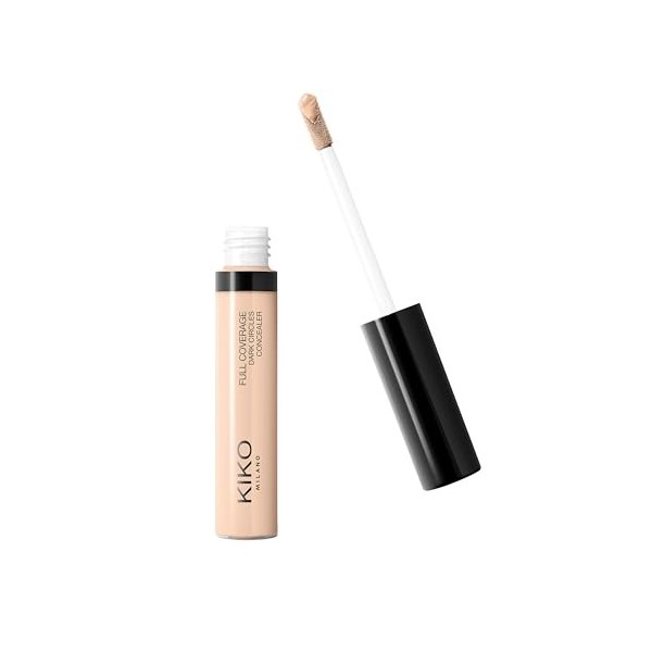 KIKO Milano Full Coverage Dark Circles Concealer 17, Correcteur Liquide Haute Couvrance Pour Le Contour Des Yeux Et Le Visage