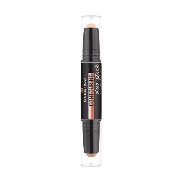 Essence Cosmetics Contouring Duo Stick, Matifiant, Mettant en Valeur lOeil, Résultat Instantané, Mat 2.76 g