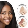 Correcteur Double Embout Catlinez, Waterproof Concealer avec un Pinceau, Fond de Teint Portable, Couvre les Marques dacné, l