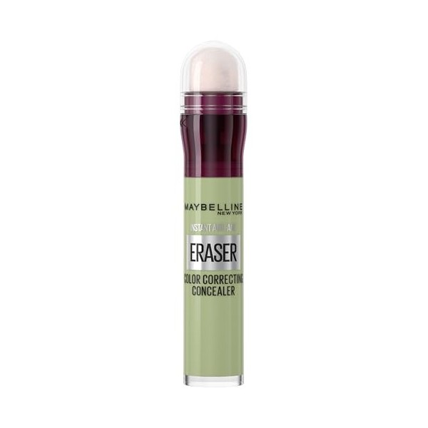 Maybelline New York Instant Anti-Âge Correcteur de couleur, Correcteur de couleur ultra facile pour un teint uniforme, vert,