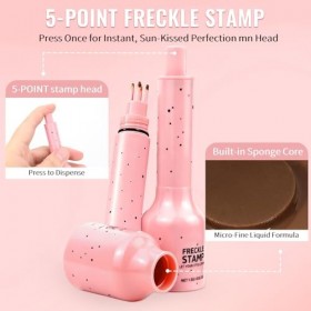 Tache de Rousseur, Naturelles Stylo Taches de Rousseur Freckles Pen, Résistant à lEau & Transpiration, Longue durée Séchage 