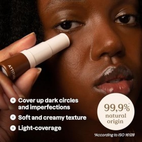 ATTITUDE Oceanly Cache Cernes Stick – Look Naturel – Teinte Espresso – 5,7 g