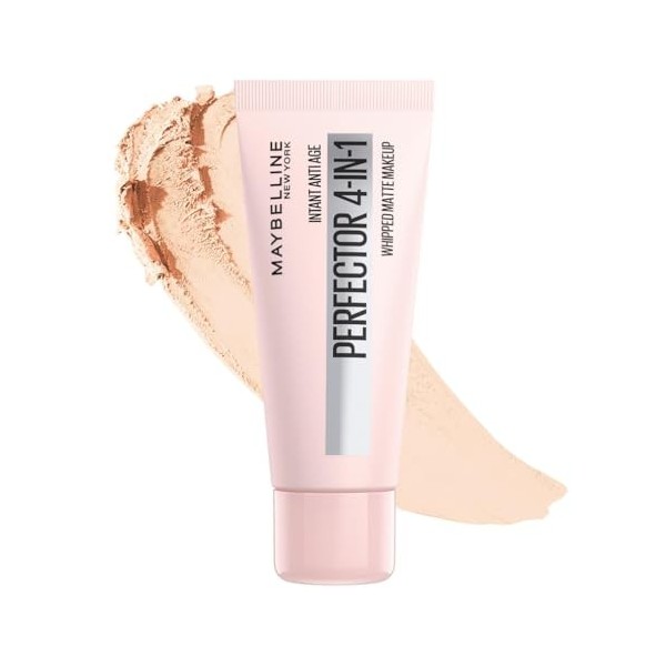 Maybelline New-York - Perfecteur de Teint Matifiant 4-en-1 Multi-Usages - Fond de Teint Instant Anti Age Perfector - Teinte :