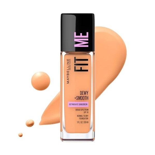 Maybelline Fit Me Liquid Foundation Spf18, 315 Soft Honey