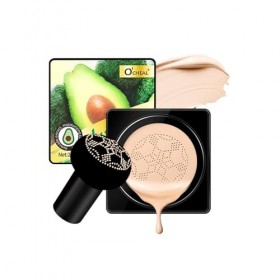 OCHEAL Tête de champignon Coussin dair BB Crème Fond de teint Crème pour le maquillage du visage Coussin correcteur pour le