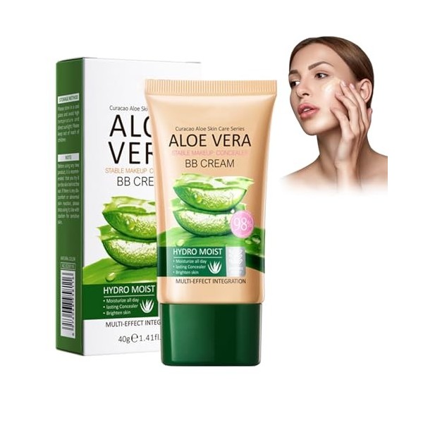 Concealer BB crème, crème anti-cernes BB crème, crème BB crème longue durée avec fond de teint à laloe vera, crème hydratant