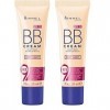Rimmel London, BB Cream per trucco Match Perfection 9 in1 Lot de 2 