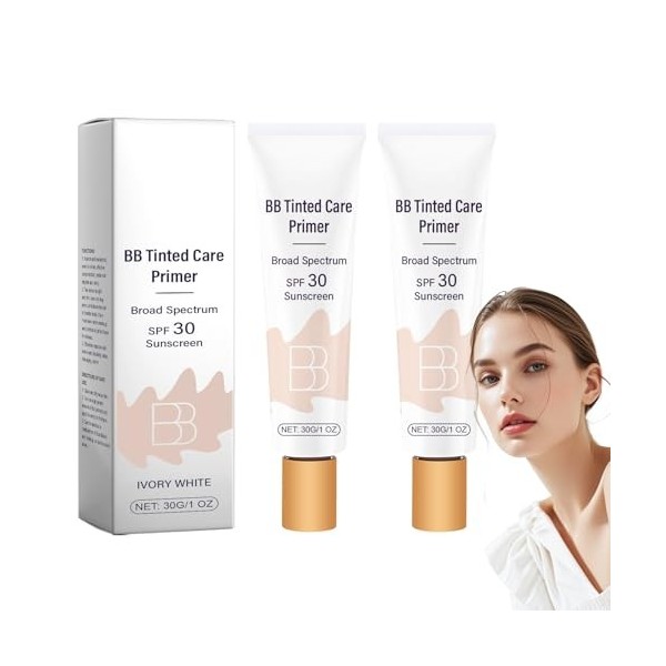 BB Crème Protectrice Spf 30 – Hydratation, Couvrance Des Imperfections, Teint Frais Et Mat | Crème Teintée Légère, Fond De Te