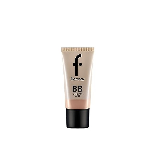 Flormar BB Crème avec SPF 20 pour un éclat naturel | Crème de jour teintée avec hydratant | Couvre les imperfections | Pour l