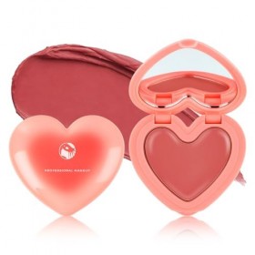 Erinde Fard à Joues en Crème, Blush Crème Hydratant, Texture Douce et Légère, Teinte Fraîche et Lumineuse, Formule Longue Ten