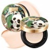 CATKIN Panda Land Cushion Foundation, Fond de Teint BB Creme, Anticernes, Anti-Terne et Anti-Rougeurs, Hydratation 24H, Sheer