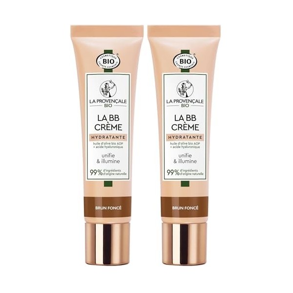 La Provençale La BB Crème Lumière dOcres Très Foncé certifiée BIO 30ml Lot de 2 