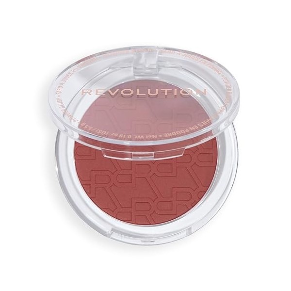Revolution Blusher Reloaded, Effet Aérographe, Blush Modulable, Fini Mat Doux, Vegan & Sans Cruauté, Sugar Toast, 7.5g